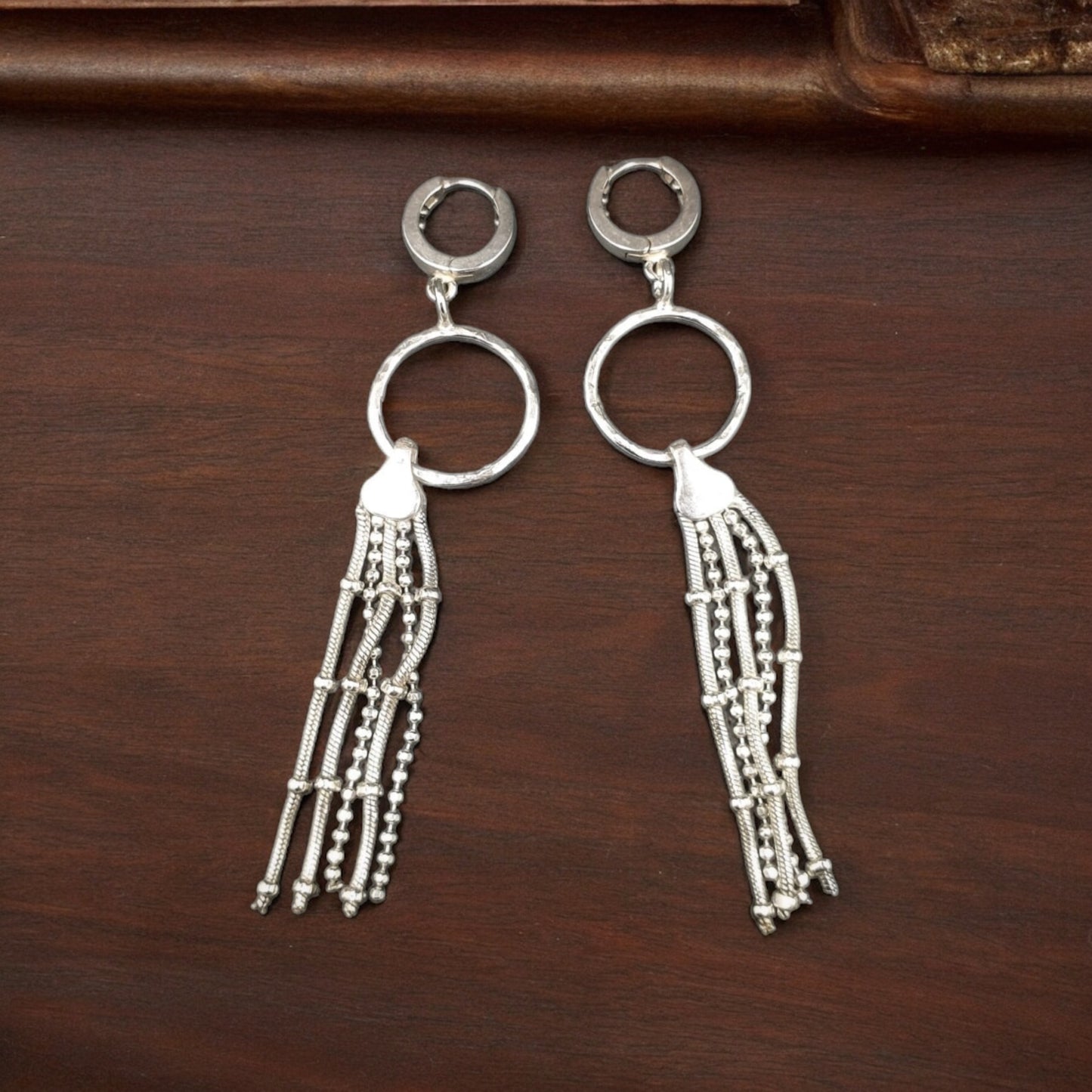 Silver earrings (no 233)