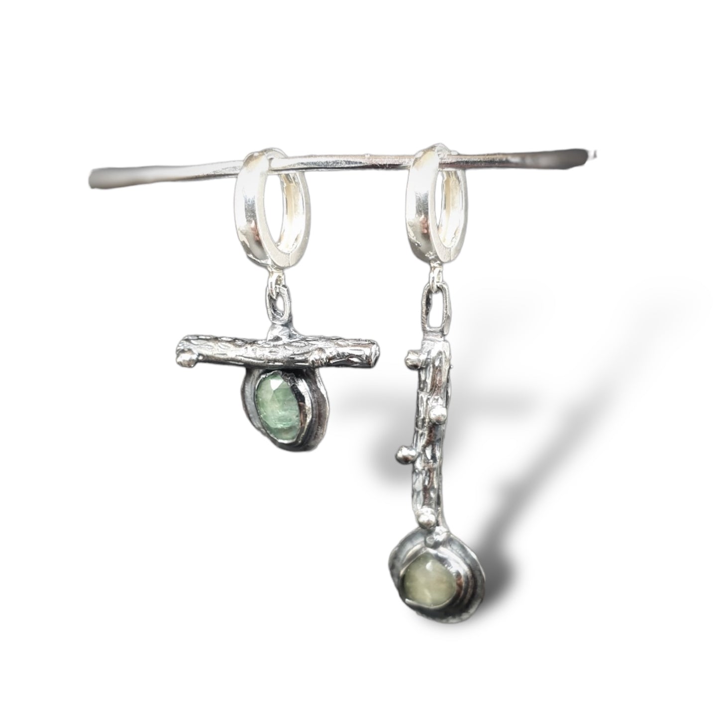 Green Tourmaline earings (no 208)