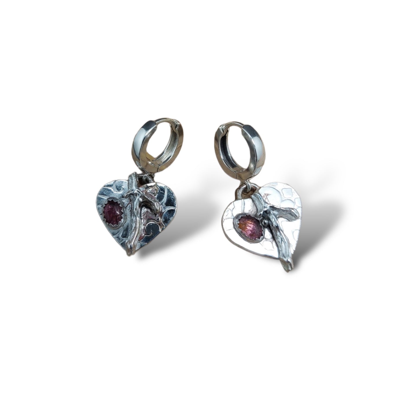 Heart earrings (no 225)