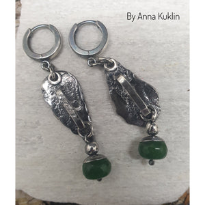 Green Agates earrings