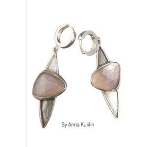 moon stone earrings