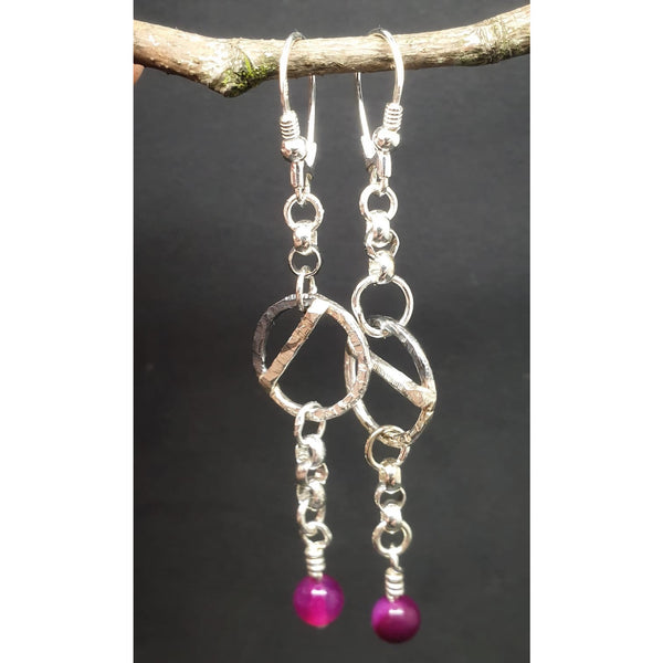 Agate earrings